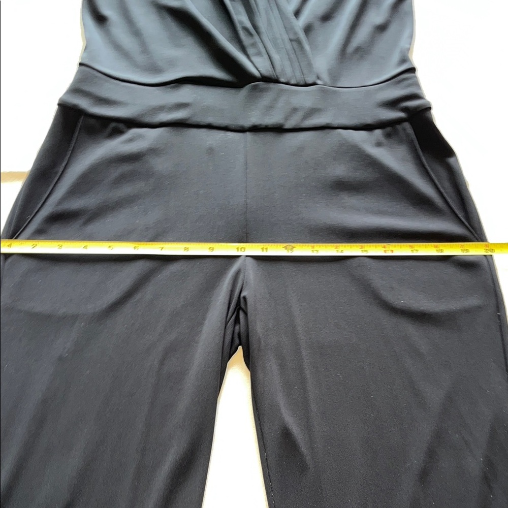 INC International Concepts Elegant Black Jumpsuit Size Medium - Picture 6 of 8